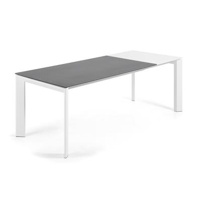 Стол La Forma (ех Julia Grup) Стол Atta 160 (220) x90 белый керамический арт. 055475