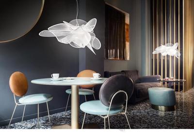 Подвесной светильник Slamp Подвесной светильник La Belle Etoile L white арт. ETOSL00WHT01T00LEDEU
