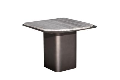 Мебель Garda Decor 58DB-04056 Стол журнальный Травертин (Travertine) 60*60*48см арт. 58DB-04056