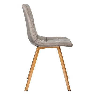 Стул Bradexhome Стул Easy латте с ножками под дерево арт. FR 0732