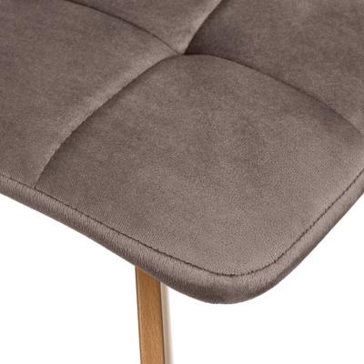 Стул Bradexhome Стул Easy латте с ножками под дерево арт. FR 0732