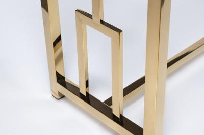 Мебель Garda Decor 47ED-CST072GOLD Консоль прозр.стекло/золото 100*30*78см арт. 47ED-CST072GOLD