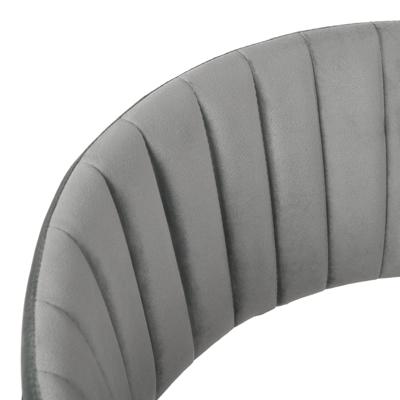 Стул Bradexhome Комплект из 4-х стульев Turin серый, золотые ножки арт. FR 0910K
