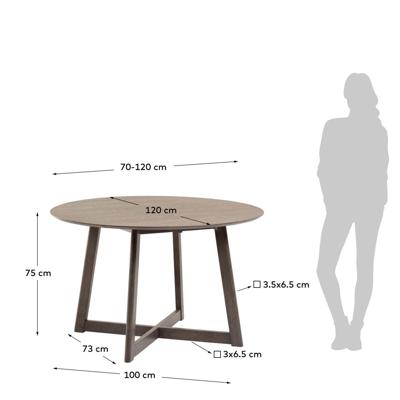 Стол La Forma (ех Julia Grup) Стол круглый Maryse 120 см арт. 078148