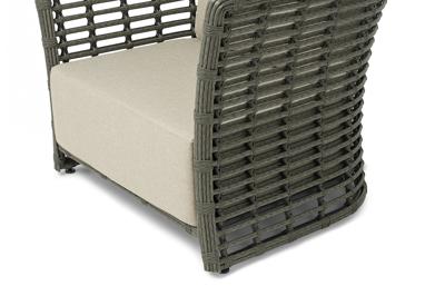 Кресло 4SIS "Валенсия" кресло из искусственного ротанга, цвет серый арт. YH-C1250W Grey