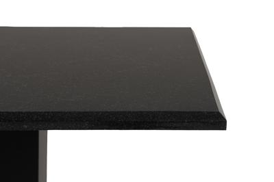 Стол 4SIS "Челси" стол из гранита квадратный 60х60см, цвет черный арт. BLACK-60-60-CHIN(MF-02)