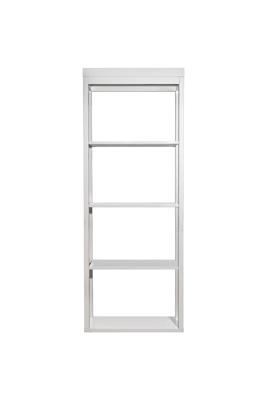 Мебель Garda Decor 151SV-000019 Шкаф-витрина открытый узкий с тумбой прикроватной с 2-мя ящиками арт. 151SV-000019