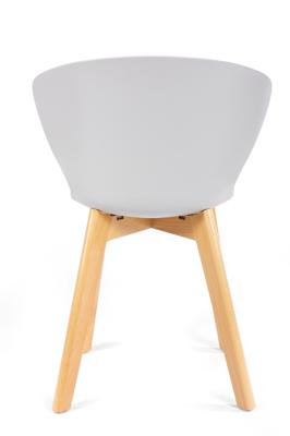 Стул Bradexhome Стул Gracia белый с деревянными ножками арт. FR 0031