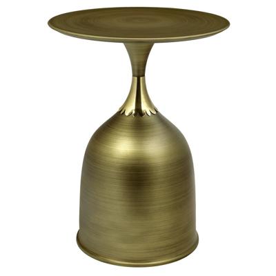 Мебель Bradexhome Кофейный столик Stupa диам.45см x 54см, латунь, металл арт. FR 1033