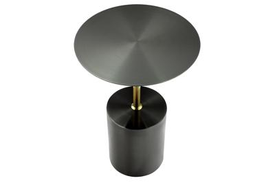 Мебель Bradexhome Кофейный столик Solid диам.40см x 58см, чёрный, металл арт. FR 1040