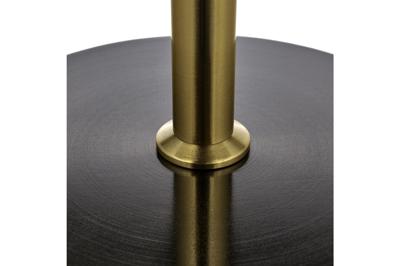 Мебель Bradexhome Кофейный столик Solid диам.40см x 58см, чёрный, металл арт. FR 1040