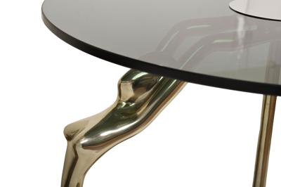 Стол журнальный Garda Decor 69-1118119 Стол журнальный "Нимфа"  d56*h57см арт. 69-1118119