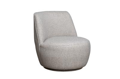 Мебель Garda Decor Кресло Риволи(GD/Rivoli) поворотное рогожка св.бежевое Santo1902-SECRU 73*80*74см арт. GD/RIVOLI-K-Santo1902-SECRU
