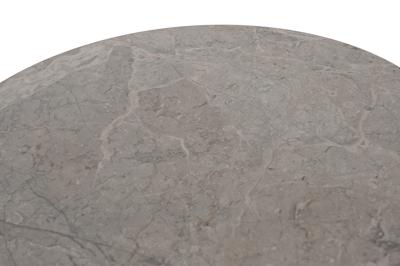 Мебель Garda Decor 57EL-17012 Стол журнальный, керамика Август Серый (Augustus Gray) d48*55см арт. 57EL-17012