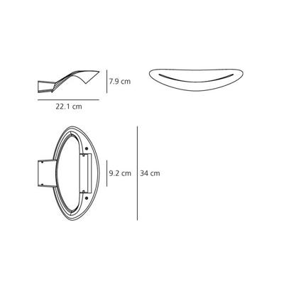 Бра ARTEMIDE Настенный светильник 0916040A арт. 0916040A