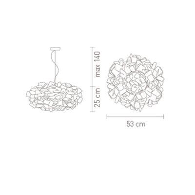 Люстра Slamp Люстра Clizia White арт. CLISS00WHT01T00000EU