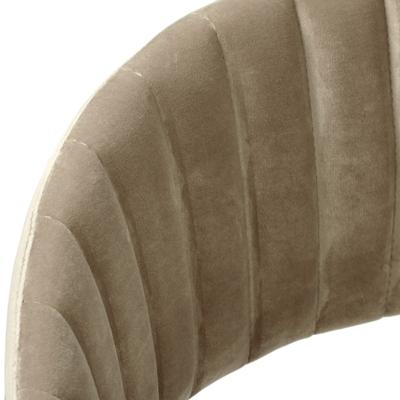 Стул Bradexhome Комплект из 2-х стульев полубарных Turin латте с золотыми ножками арт. FR 0559P