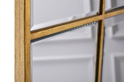 Зеркало Garda Decor KFG047 Зеркало в металлич. раме цвет золото 90*140см арт. KFG047
