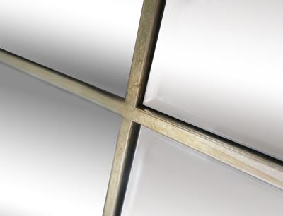 Зеркало Garda Decor KFG048 Зеркало в металлич. раме цвет хром 90*140см арт. KFG048
