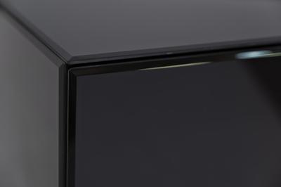 Мебель Garda Decor KFG059 Тумба c  2-мя ящиками черная/золото 55*40*58см арт. KFG059
