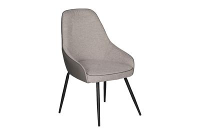 Мебель Garda Decor 30C-DX-1913 BGE Стул серая рогожка 57*66*85 см, спинка экокожа арт. 30C-DX-1913 BGE