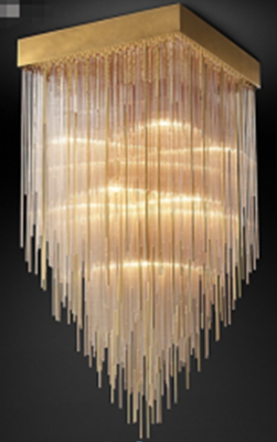 Потолочный светильник Garda Decor 91GH-10220 Люстра потолочная, латунь 56*56*h.90,5см арт. 91GH-10220