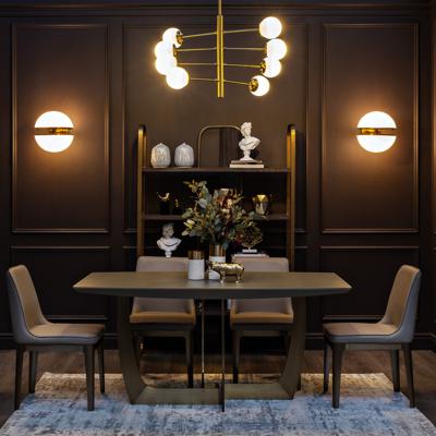 Потолочный светильник Garda Decor 92EL-YG20082-8P Лампа потолочная латунь,стекло молоч.d.80*h.51см арт. 92EL-YG20082-8P
