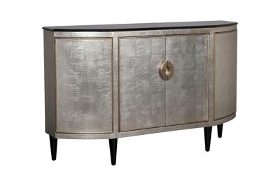 Комод Garda Decor ART-N2911-S Комод серебристый с каменн.столешницей 160*43*102см арт. ART-N2911-S