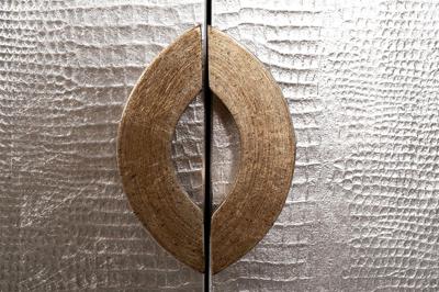 Комод Garda Decor ART-N2911-S Комод серебристый с каменн.столешницей 160*43*102см арт. ART-N2911-S