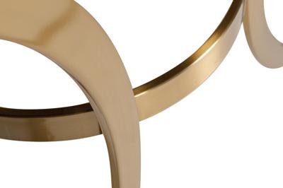 Консоль Garda Decor 19-OA-6431 Консоль со стекл. столешницей под мрамор 129*40*85см арт. 19-OA-6431