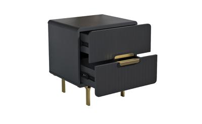 Мебель Garda Decor 40AD-CB0005A Тумбочка серая 50*41,5*56 см арт. 40AD-CB0005A