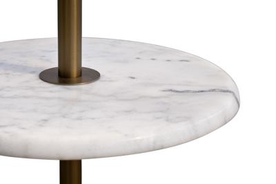Торшер Garda Decor 22-88338FL Торшер с мраморн.столиком плафон белый 38*h.150 см арт. 22-88338FL