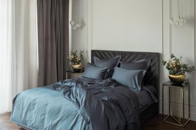 Пододеяльник Garda Decor 107TD-D0030G-POD ZEL Пододеяльник сатин Видение зеленый 215*150 арт. 107TD-D0030G-POD ZEL
