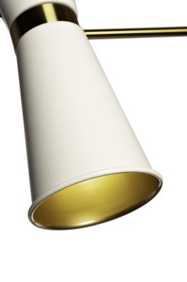 Потолочный светильник Garda Decor 92EL-YG02125-3P Люстра потолочная латунь/матовый бел. d50*h.80см арт. 92EL-YG02125-3P