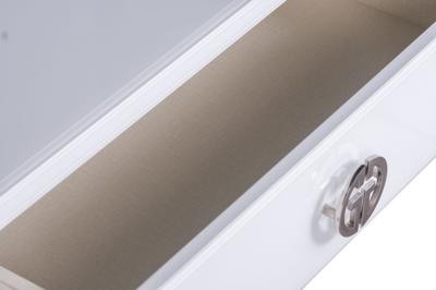 Мебель Garda Decor KFG16702 Консоль GD 2 ящика белая 120*30*78см арт. KFG16702