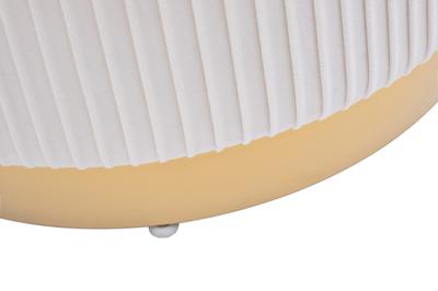 Мебель Garda Decor GY-18220 Банкетка велюр светло-бежевый/золото (2 в 1) d35,5*49см/d30,5*39см арт. GY-18220