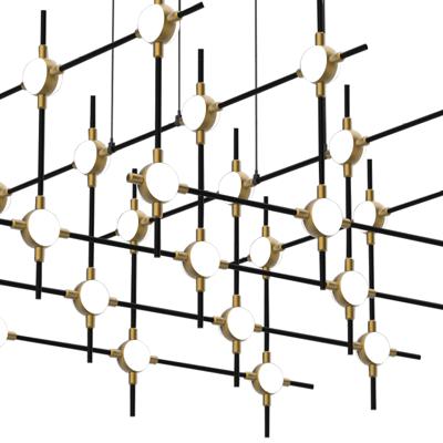 Люстра Delight Collection Люстра Molecular 30 black/gold арт. MD18001067-30A  black/gold