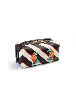 Шкатулка Seletti Косметичка Stripes Hands with Snakes арт. 02591