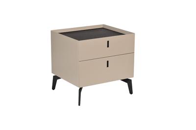 Мебель Garda Decor 77IP-NS817/1 Тумбочка с двумя ящиками светлая 50*43,5*50см арт. 77IP-NS817/1
