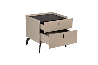 Мебель Garda Decor 77IP-NS817/1 Тумбочка с двумя ящиками светлая 50*43,5*50см арт. 77IP-NS817/1