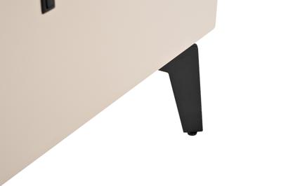 Мебель Garda Decor 77IP-NS817/1 Тумбочка с двумя ящиками светлая 50*43,5*50см арт. 77IP-NS817/1