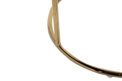Мебель Garda Decor GY-BEN8178GOLD-BL Банкетка велюр черный/золото d38*45см арт. GY-BEN8178GOLD-BL