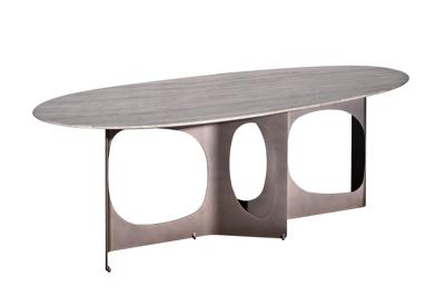 Мебель Garda Decor 58DB-24236 Стол обеденный Травертин (Travertine), столешница травертин 240*110*76см арт. 58DB-24236