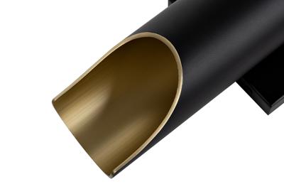 Бра Garda Decor 91GH-0021 Бра металлическое черное/золотое 7,5*9,5*h.40см арт. 91GH-0021