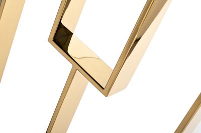 Мебель Garda Decor 47ED-08201 Консоль прозр.стекло/золото 120*40*78см арт. 47ED-08201
