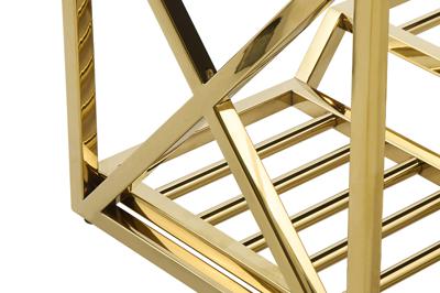 Мебель Garda Decor 47ED-01000 Банкетка велюр серо-бежевый, золото 120*40*47см арт. 47ED-01000