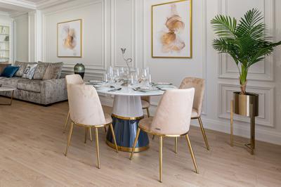Кашпо Garda Decor 13RXFP3105L-GOLD Подставка под цветы золото d25*70cм арт. 13RXFP3105L-GOLD