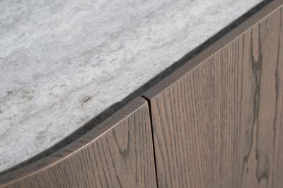 Мебель Garda Decor 58DB-24230 Тумба под телевизор Травертин (Travertine) 220*42*52,5см арт. 58DB-24230