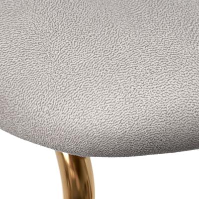 Стул Bradexhome Стул Elle серый с золотыми ножками RF 0781 арт. RF 0781
