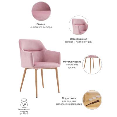 Стул Bradexhome Стул Rome пудровый арт. FR 0373